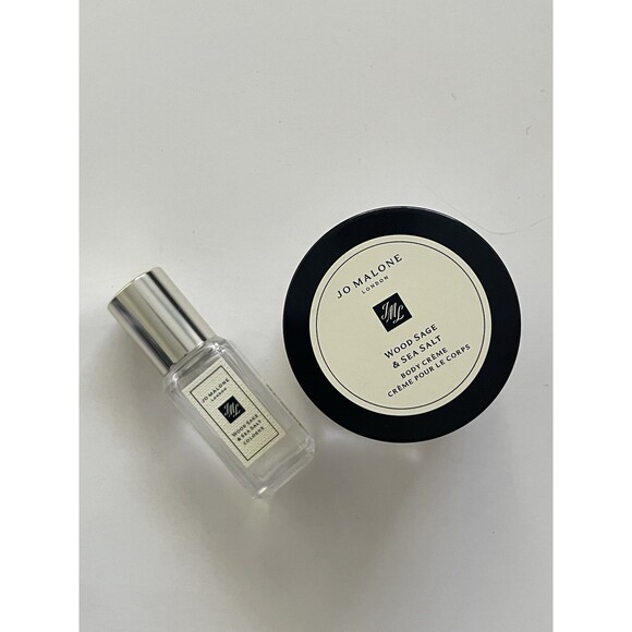 Jo Malone WOOD SAGE & SEA SALT BODY CRÈME And Fragrance Trial Gift  Set - Picture 1 of 4